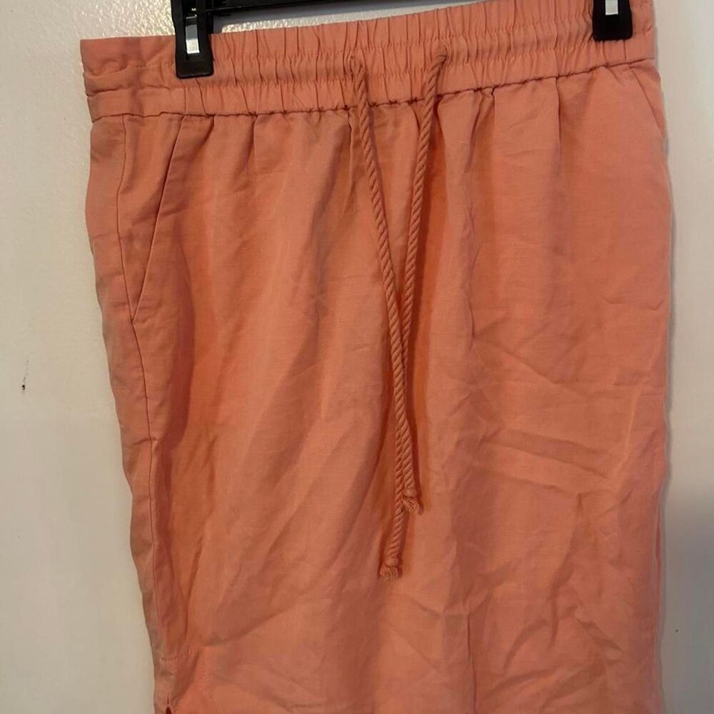 Loft Women's Pink and Orange Skirt